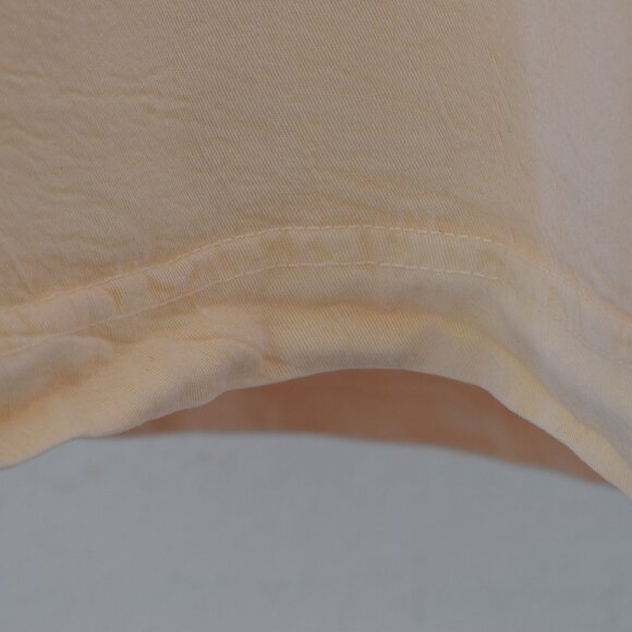 Vintage‎ 80s All Cotton Pale Yellow/Orange Sweatshirt size M - Picture 9 of 13